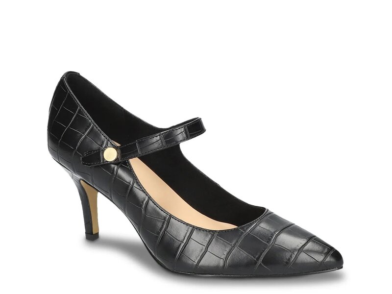 ベラヴィータ レディース シューズ パンプス Bella Vita Lainey Pump Black Croc Print 黒いこと 靴-パンプス-レディース靴