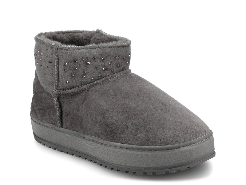 ジャーニー レディース シューズ ブーツ・レインブーツ Journee Tarla Bootie Slipper - Women's Grey グレー｜ReVida 店