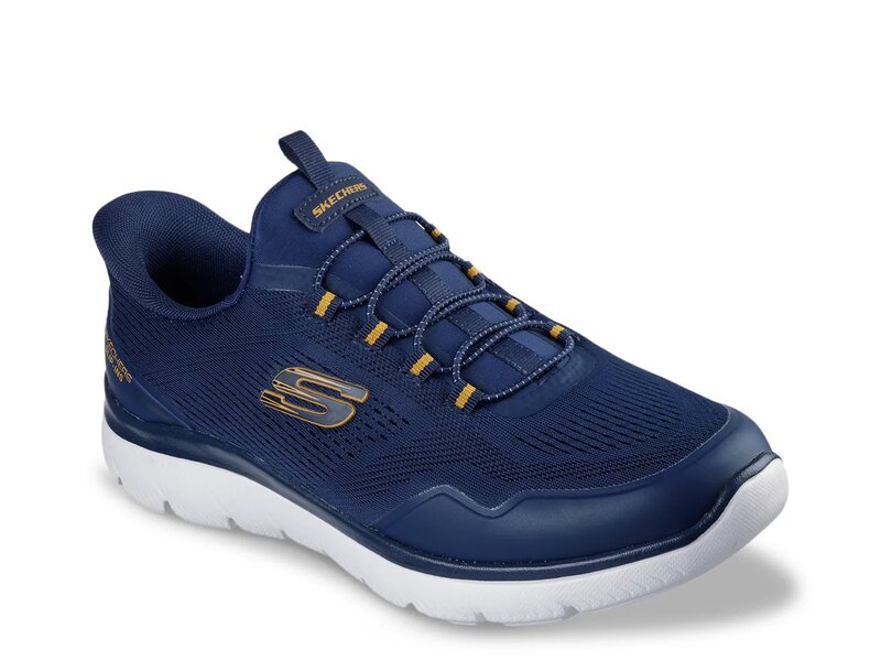 スケッチャーズ メンズ シューズ スニーカー Skechers Hands Free Slip-ins Summits Top Rate Sneaker - Men\u0027s Navy 米国海軍