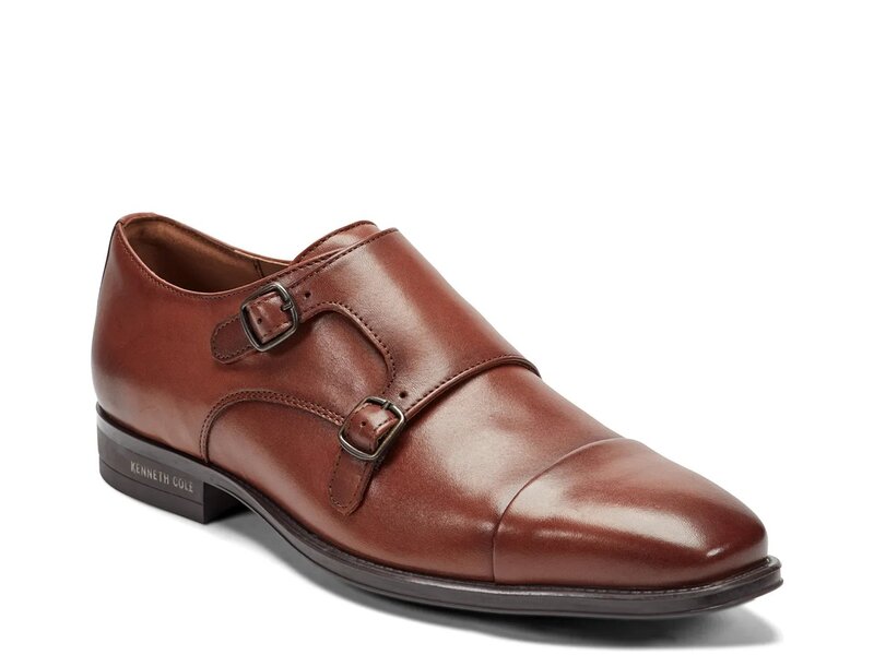 ケネスコール メンズ シューズ スリッポン・ローファー モンクストラップ モンク Kenneth Cole New York Charles Monk Strap Slip-On Dark Brown ブラウン
