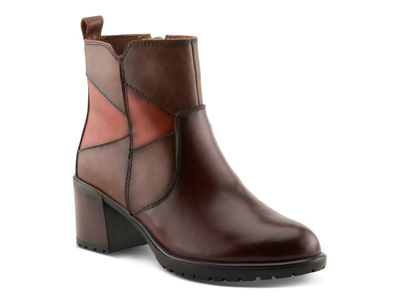 春期踏み板 レディース シューズ ブーツ・レインブーツ Spring Step Patchpower Bootie Dark Brown 赤銅色 その他-靴