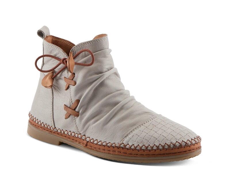弾機足取り レディース シューズ ブーツ・レインブーツ Spring Step Pomeroy Bootie Grey 薄墨色
