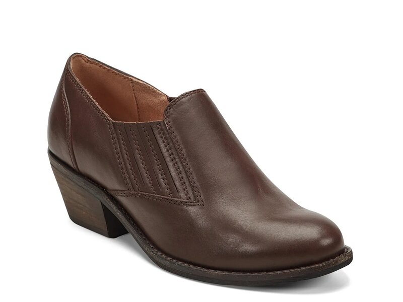 アース レディース シューズ ブーツ・レインブーツ Earth Jalin Bootie Dark Brown Leather ブラウン｜ReVida 店