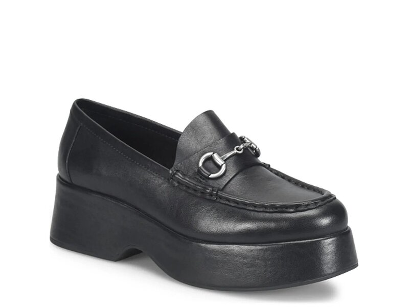 コークイーズ レディース シューズ スリッポン・ローファー プラットフォーム ローファー Kork-Ease Parson Platform Loafer Black ブラック