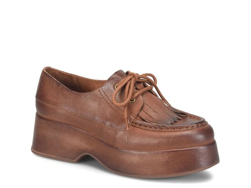 コークイーズ レディース シューズ オックスフォード Kork-Ease Penelope Oxford Light Brown ブラウン|ReVida 店