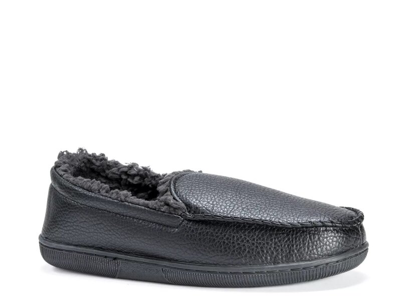 ムクルクス メンズ シューズ サンダル MUK LUKS Moccasin Slipper - Men's Black ブラック