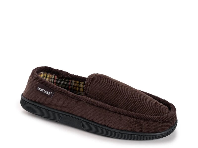ムクルクス メンズ シューズ サンダル コーデュロイ MUK LUKS Corduroy Moccasin Slipper - Men's Brown ブラウン