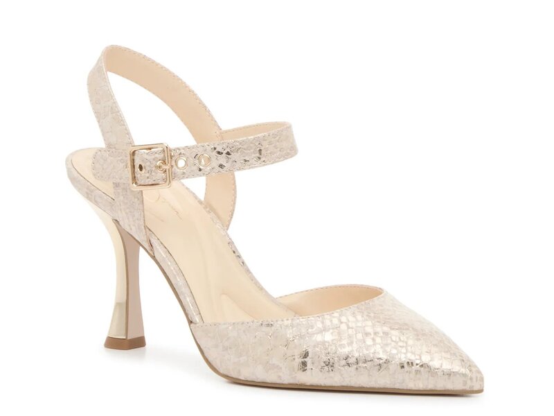 ジェシカシンプソン レディース シューズ パンプス Jessica Simpson Polita Slingback Pump Gold Metallic ゴールド