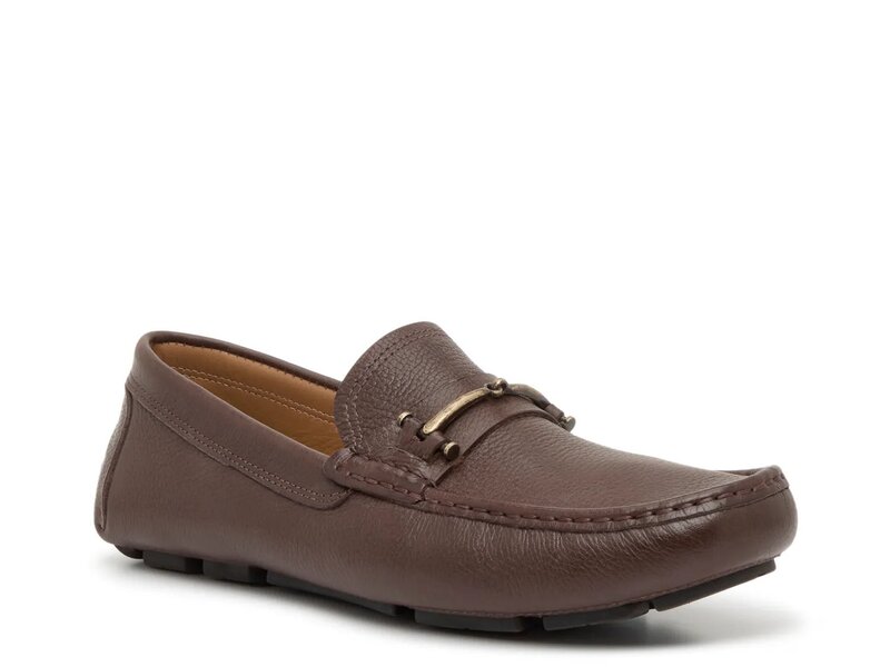 ヴィンスカムート メンズ シューズ スリッポン・ローファー Vince Camuto Vesric Loafer Dark Brown ブラウン|ReVida 店