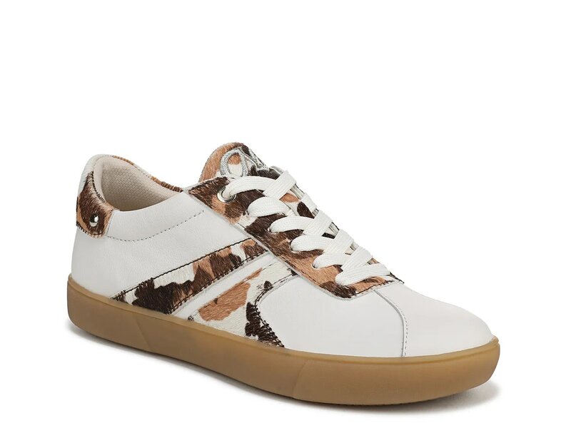 ナチュライザー レディース シューズ スニーカー Naturalizer Medina Sneaker White/Brown Leather/Calf Hair Leather ホワイト｜ReVida 店