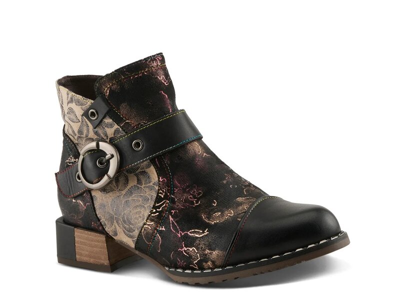 ラリティステ レディース シューズ ブーツ・レインブーツ L'Artiste Sipperb Bootie Black/Multicolor ブラック|ReVida 店