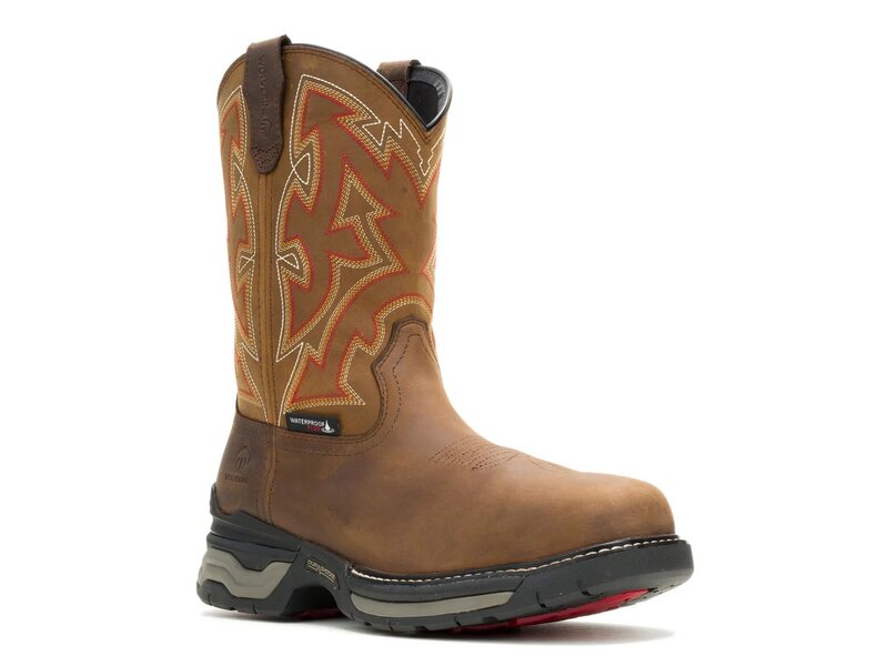 ウルヴァリン メンズ シューズ ブーツ・レインブーツ Wolverine Rancher Infinity Waterproof CarbonMax Composite Toe Work Boot - Men\u0027s Dark Tan タン
