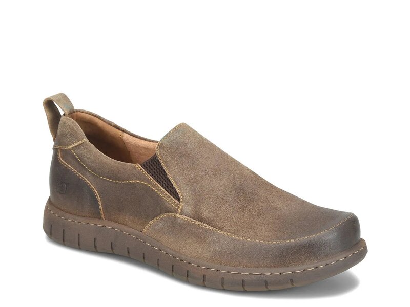ボーン メンズ シューズ スリッポン・ローファー Born Leeds Slip-On Taupe トープ
