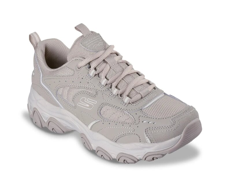 スケッチャーズ レディース シューズ スニーカー Skechers D\u0027Lites Trail Runner Square Ledge Sneaker - Women\u0027s Taupe トープ