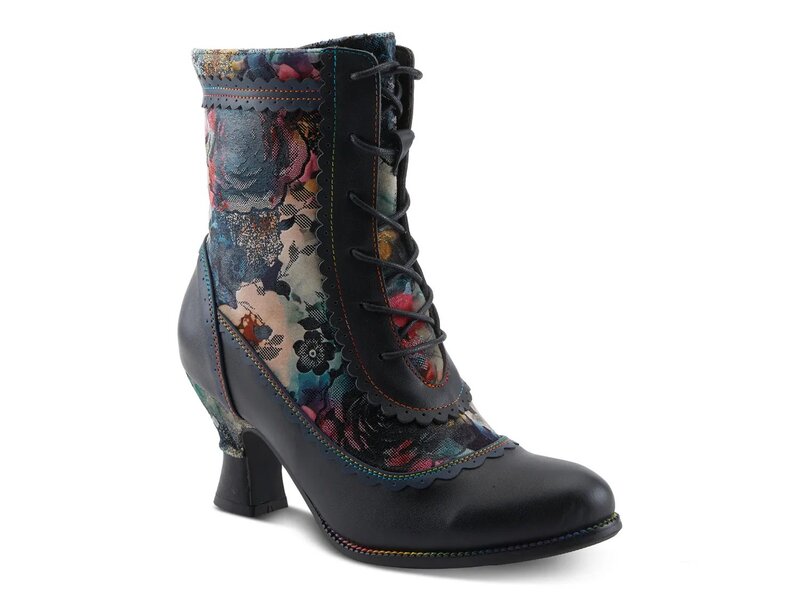 ラリティステ レディース シューズ ブーツ・レインブーツ L'Artiste Bewitch Prit Bootie Navy ネイビー｜ReVida 店 40,170円