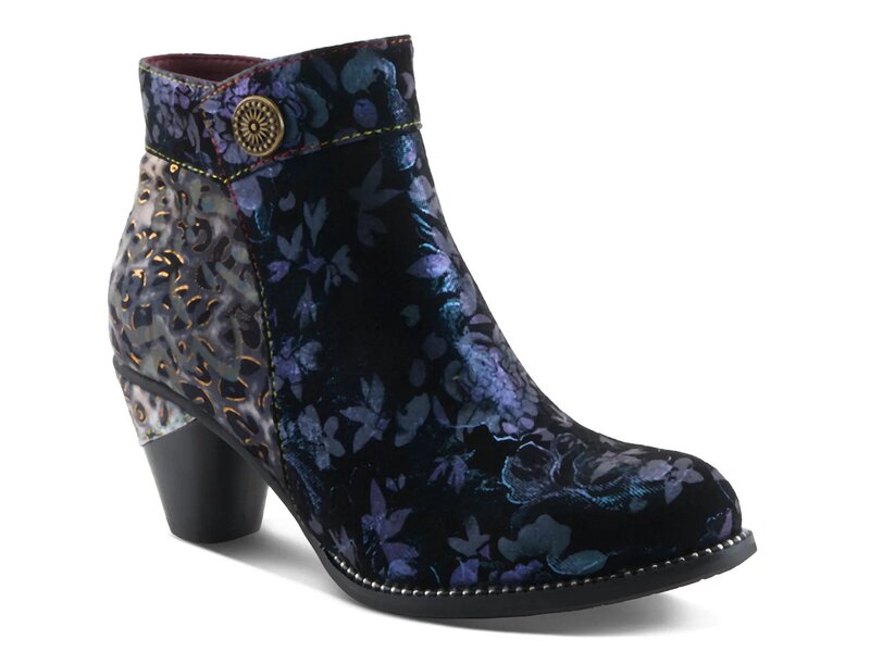 ラリティステ レディース シューズ ブーツ・レインブーツ L'Artiste Dessalynn Bootie Navy ネイビー｜ReVida 店