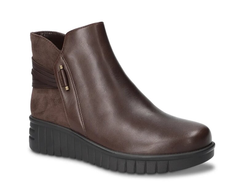 ベラヴィータ レディース シューズ ブーツ・レインブーツ Bella Vita Sueann Bootie Brown Leather ブラウン