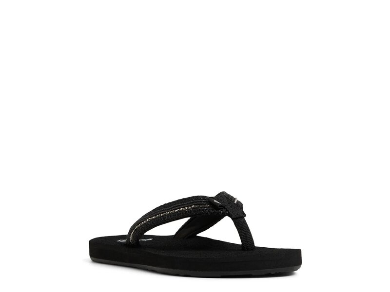 ロキシー レディース シューズ サンダル Roxy Porto Bling Flip Flop Black ブラック｜ReVida 店