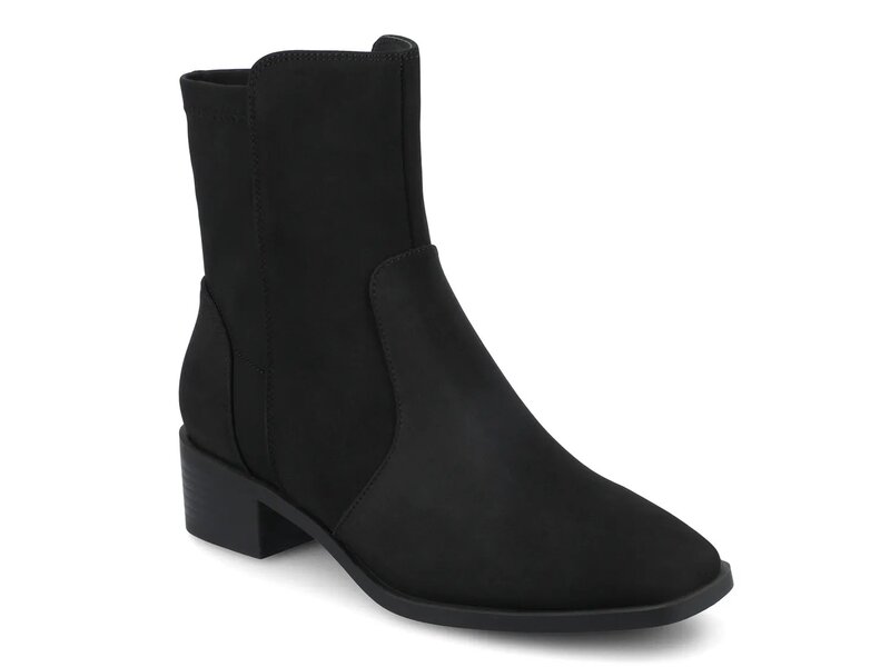 ジャーニー レディース シューズ ブーツ・レインブーツ Journee Renna Bootie Black Fabric ブラック|ReVida 店