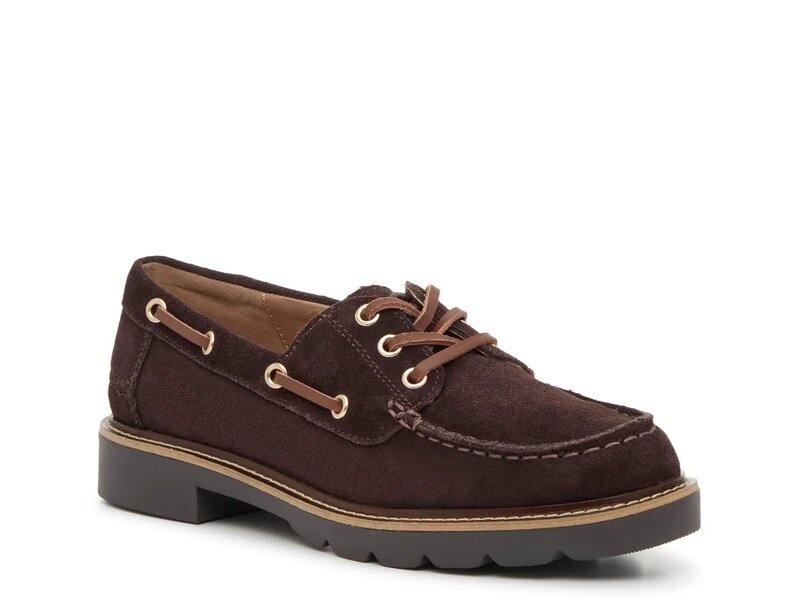サムエデルマン レディース シューズ デッキシューズ Sam Edelman Fay Boat Shoe Dark Brown ブラウン