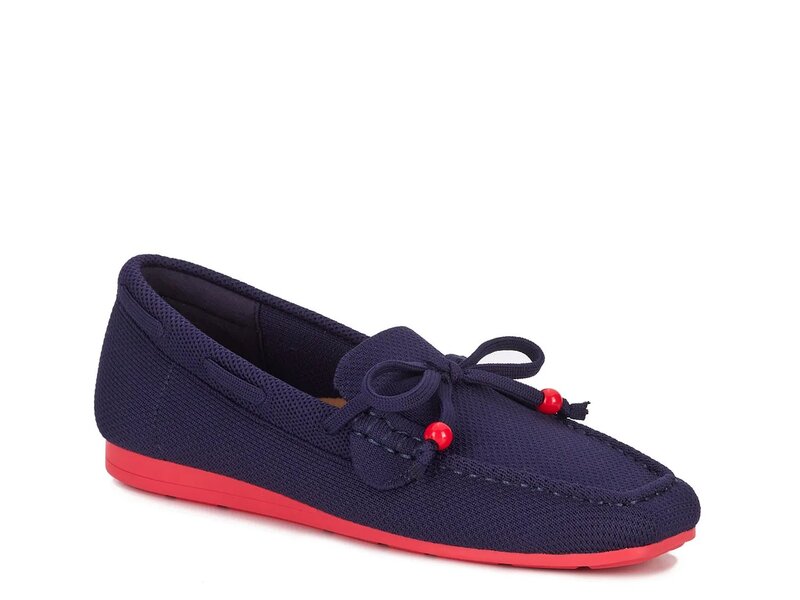 ロスハンマーソン レディース シューズ 甲板シューズ Ros Hommerson Neve Boat Shoe Navy 米国海軍 ローファー-靴