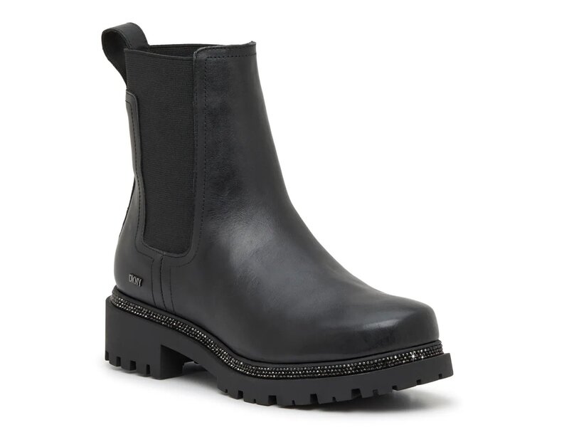 ダナ キャラン ニューヨーク レディース シューズ ブーツ・レインブーツ チェルシーブーツ チェルシー ブーツ DKNY Rick Chelsea Boot Black ブラック