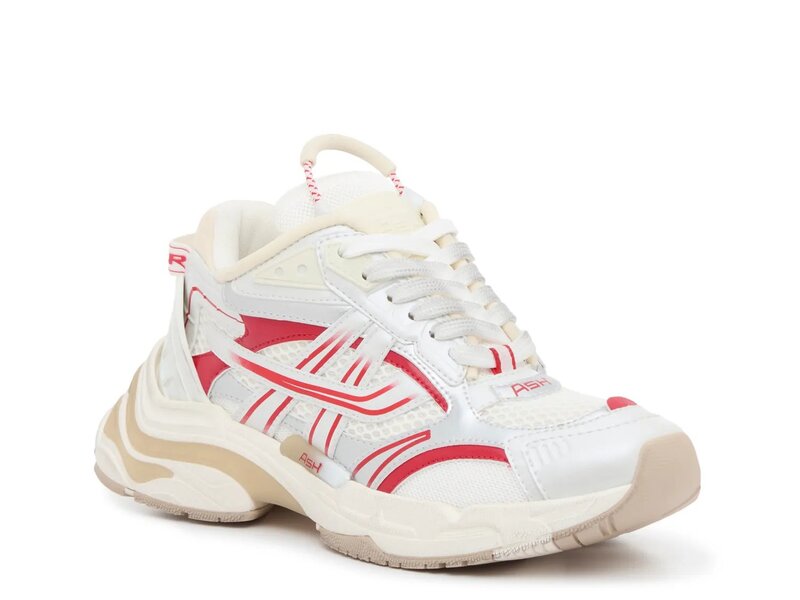 アッシュ レディース シューズ スニーカー ASH Rich Sneaker White/Silver ホワイト｜ReVida 店