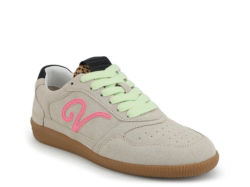 ヴィンテージハバナ レディース シューズ スニーカー Vintage Havana Whiz Sneaker Taupe Leopard Print Leather トープ