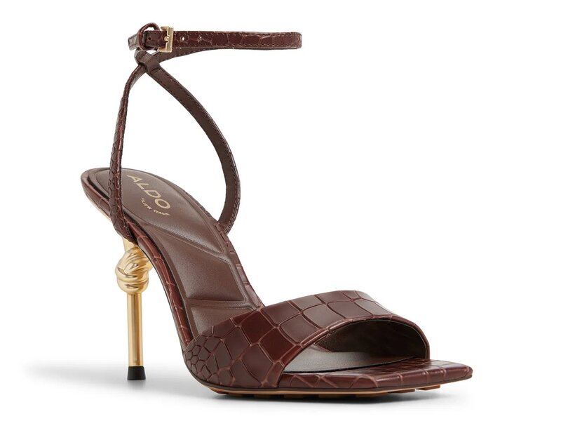 アルド レディース シューズ サンダル Aldo Harmonious Sandal Dark Brown ブラウン
