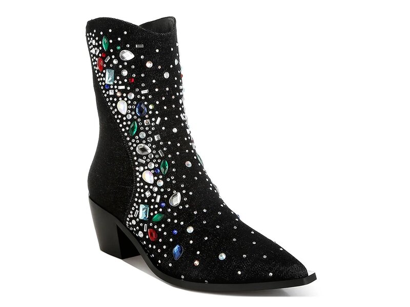 ロンドンラグ レディース シューズ ブーツ・レインブーツ London Rag Starlit Bootie Black ブラック