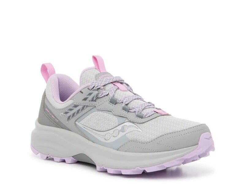 サッカニー レディース シューズ スニーカー Saucony Excursion TR17 Trail Running Shoe - Women ’ s Grey/Purple グレー
