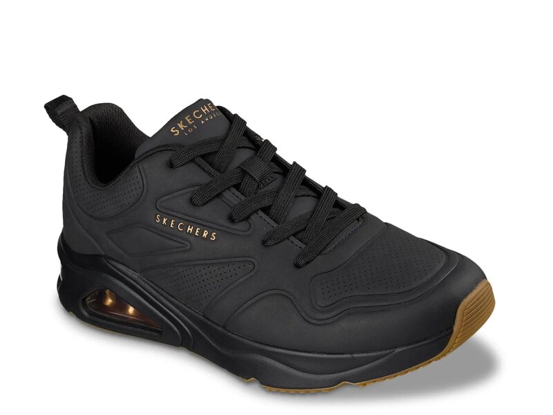 スケッチャーズ メンズ シューズ スニーカー Skechers Street Tres-Air UNO Casairal Sneaker Black ブラック
