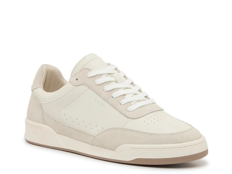 アルド メンズ シューズ スニーカー マキシ Aldo Maxi Court Sneaker Off White/Taupe オフホワイト｜ReVida 店