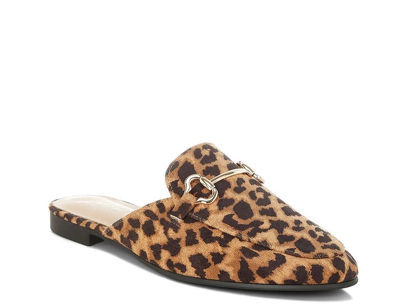 ロンドンラグ レディース シューズ サンダル London Rag Alpine Mule Light Brown/Black Leopard Print ブラック