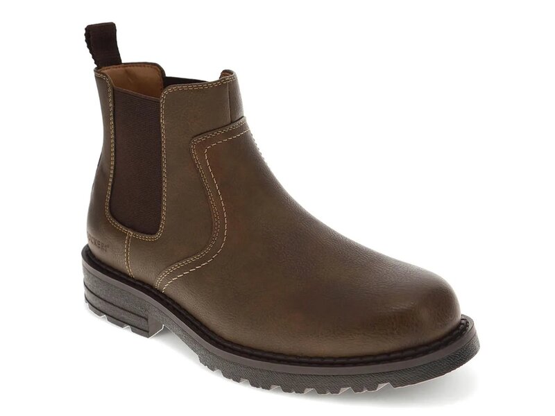 ドッカーズ メンズ シューズ ブーツ・レインブーツ チェルシーブーツ チェルシー ブーツ Dockers Truman Chelsea Boot Dark Brown ブラウン