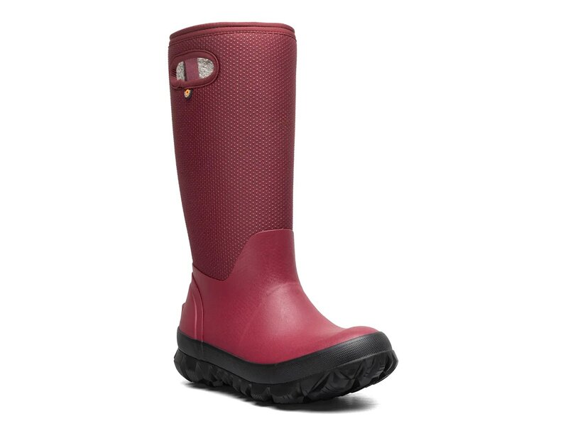 【送料無料】 ボグス レディース ブーツ・レインブーツ シューズ Whiteout Dots Boot Oxblood画像