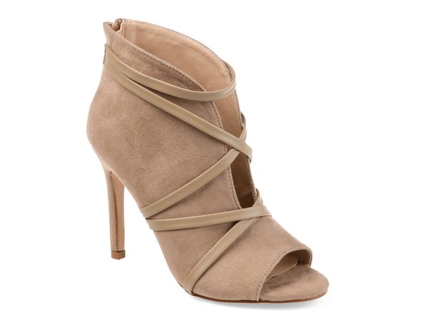 ジュルネ 寄せあわせ レディース シューズ ブーツ・レインブーツ Journee Collection Samara Bootie Beige ベージュ