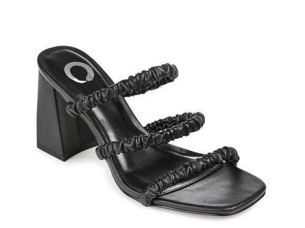 ジュルネ コレクション レディース シューズ サンダル Journee Collection Reagaan Sandal Black ブラック