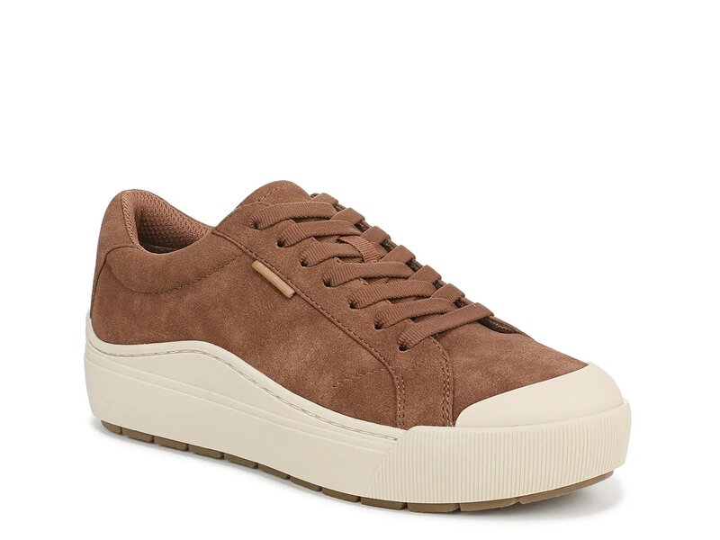 ドクター・ショール レディース シューズ スニーカー プラットフォーム Dr. Scholl's Time Off Platform Sneaker - Women's Dark Honey Synthetic