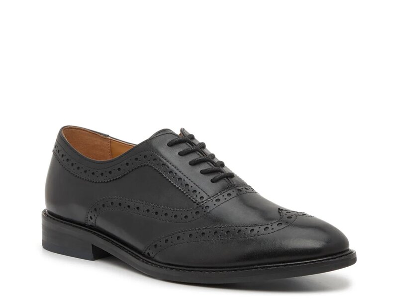ヴィンスカムート メンズ シューズ オックスフォード ウィングチップ Vince Camuto Teryn Wingtip Oxford Black ブラック