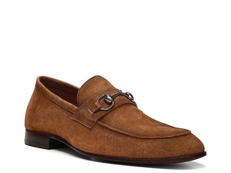 ドナルドプリネール メンズ シューズ スリッポン・ローファー Donald Pliner Ted Loafer Tobacco Suede｜ReVida 店