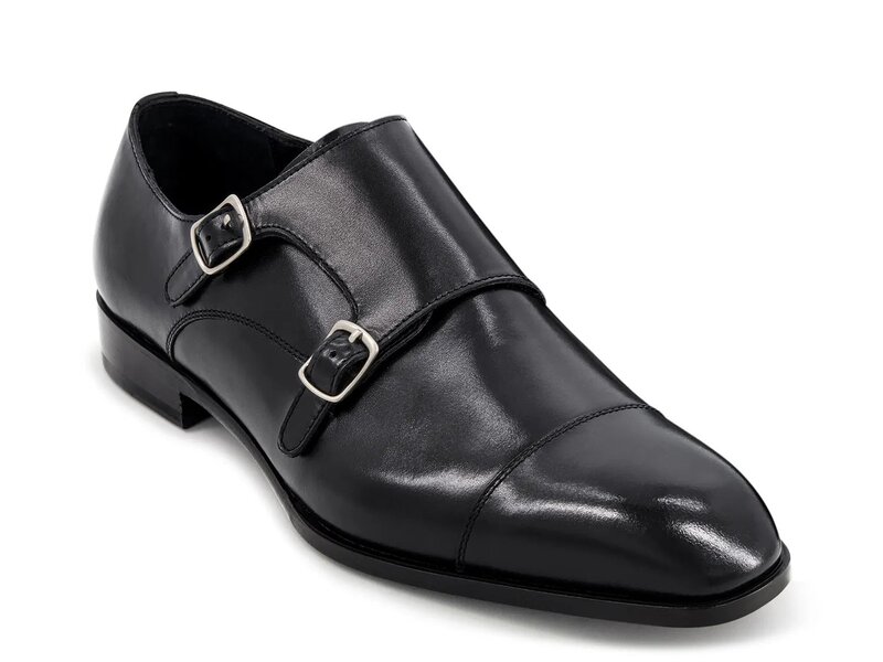 アンソニー ヴィア メンズ シューズ スリッポン・ローファー モンクストラップ モンク Anthony Veer Bexley Monk Strap Slip-On Black ブラック