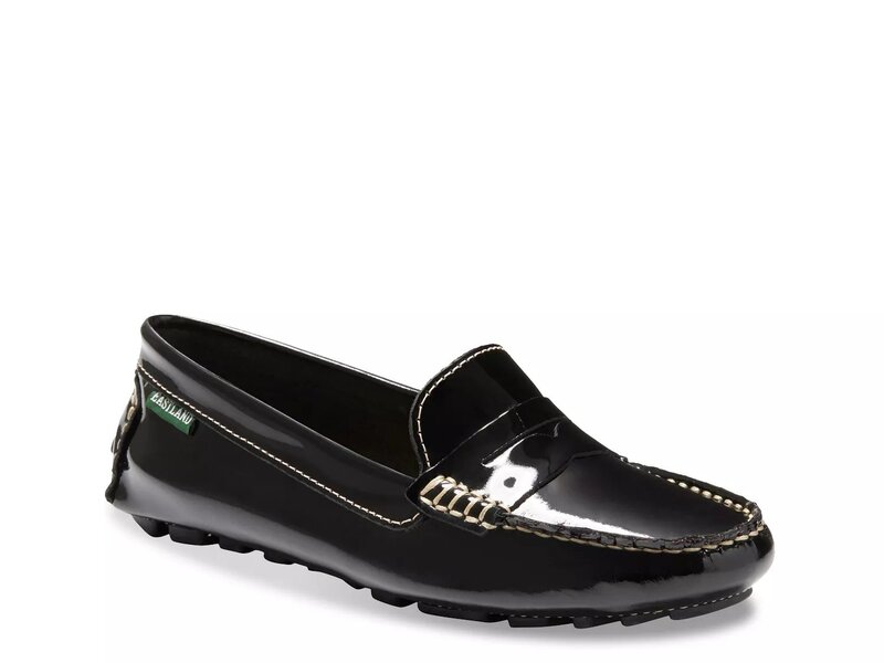 酵母菌地べた レディース シューズ スリッポン・ローファー Eastland Patricia Driving Loafer - Women\u0027s Black Patent 黒いこと レディース靴-ローファー
