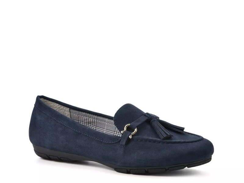 クリフバイホワイトマウンテン レディース シューズ スリッポン・ローファー Cliffs by White Mountain Gush Driving Loafer Navy ネイビー｜ReVida 店