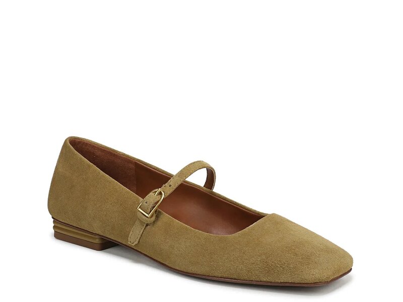 フランコサルト レディース シューズ パンプス Franco Sarto Tinsley Mary Jane Flat Moss Green Suede グリーン|ReVida 店