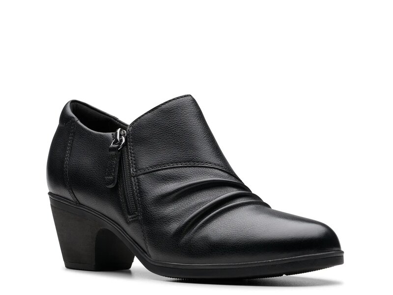 クラークス レディース シューズ ブーツ・レインブーツ Clarks Emily Braley Bootie Black ブラック