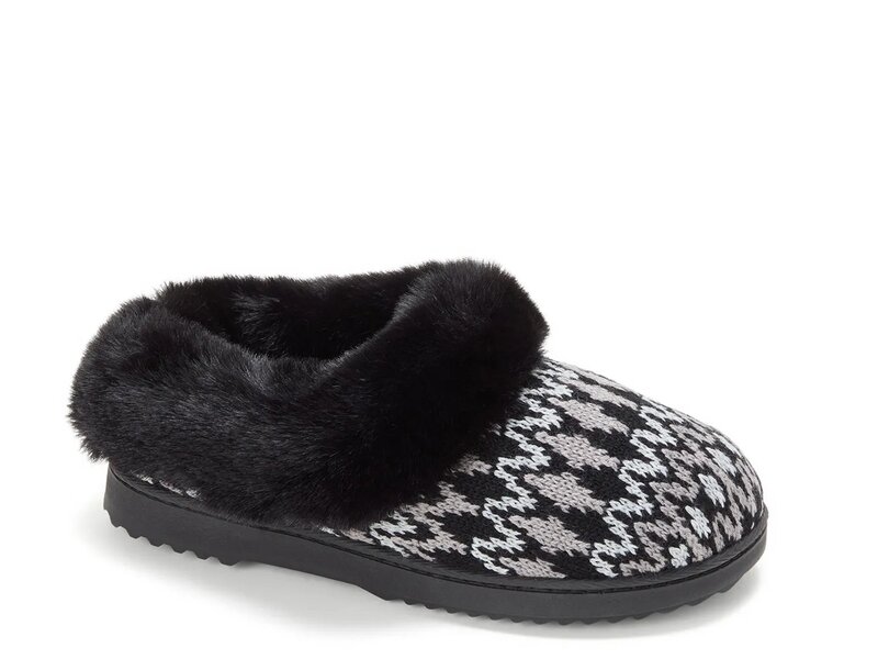 ディアフォームズ レディース シューズ サンダル Dearfoams Hannah Clog Slipper - Women's Grey/Black ブラック