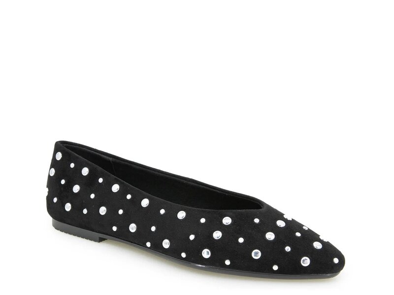 スプレンディット レディース シューズ スリッポン・ローファー Splendid Latouche Slip-On Black Suede ブラック