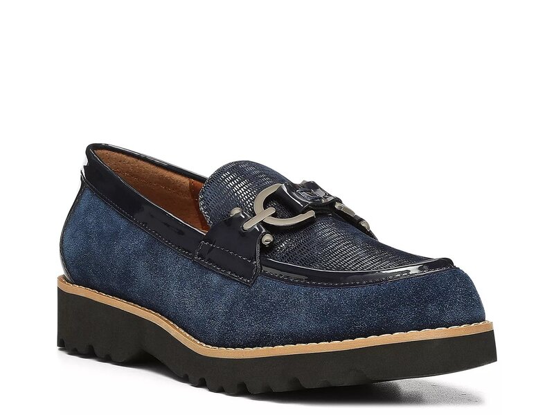 ドナルドプリネール レディース シューズ スリッポン・ローファー Donald Pliner Clio Loafer Navy ネイビー