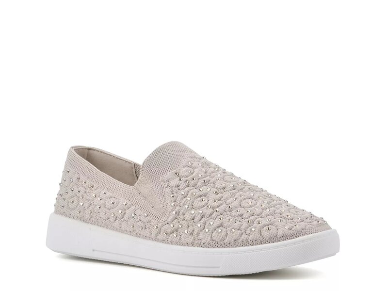 白いこと牟礼 レディース シューズ スニーカー White Mountain Unit Slip-On Sneaker Taupe トープ